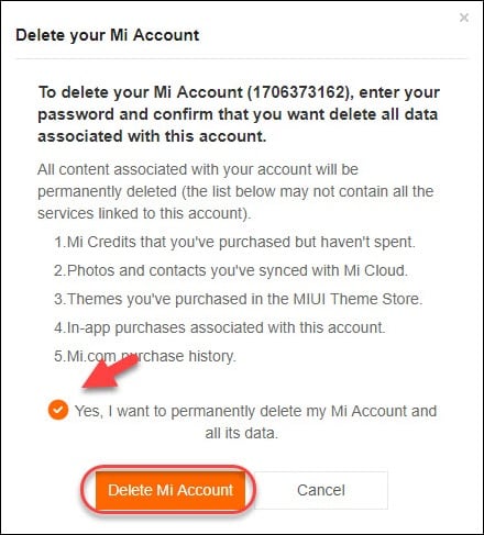 Как удалить учетную запись MI с телефона Xiaomi