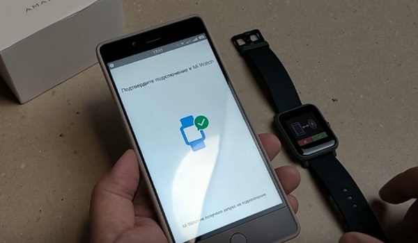 Как включить часы Amazfit Bip