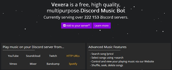 Музыкальный бот для дискорда. Музыкальный бот для discord. Vexera команды. Команды для бота Vexera. Бесплатные боты с музыкой для дискорда.