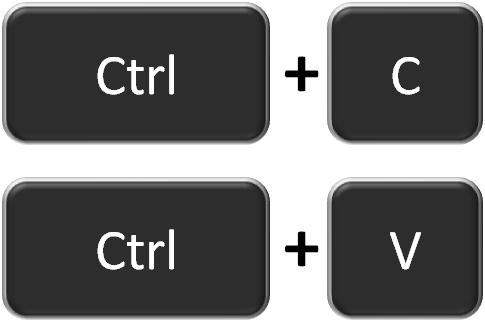 Почему Ctrl+C и Ctrl+V не работают