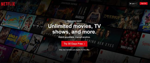 Как изменить язык Netflix на русский