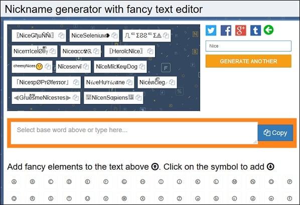 Nickfinder. Украсить никнейм. Красивый ник для сайт знакомых.